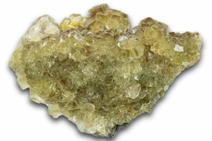 Sparkling Yellow Fluorite Cluster - Fluorescent! #258411